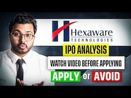 Hexaware Technologies IPO review - Apply or avoid? | Vibhor Varshney