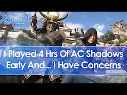 I played 4 hours of Assassin's Creed Shadows and I have some concerns