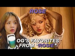 OG BLINK's favorite songs off of Rose's "Rosie" album are...