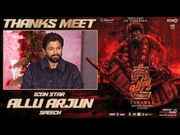 Icon Star Allu Arjun Speech   @ Pushpa 2 The Rule Thanks Meet | Allu Arjun | Sukumar