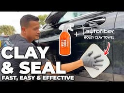 CLAY & SEAL Detail For FAMOUS Client! - Using Autofiber’s HOLEY CLAY TOWEL & Gyeon WET COAT