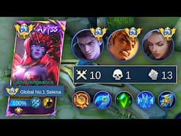 TOP 1 GLOBAL SELENA vs META HEROES (MUST WATCH) | SELENA 1 HIT BUILD | SELENA MVP GAMEPLAY - MLBB