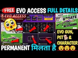 evo access free fire| evo access permanent milega kya| evo access me evo gun permanent milega ff max