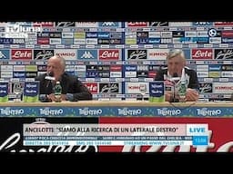 Conferenza stampa Ancelotti-De Laurentiis a Dimaro 11/07/2018