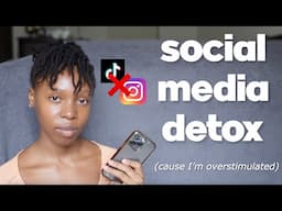 deleting social media for my mental health (for 30 days)