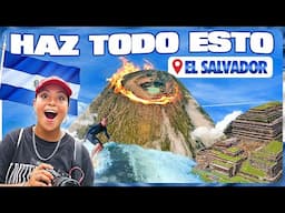 Lo MEJOR de El Salvador 🇸🇻 | 10 actividades imperdibles 📝🌋🏄🏽‍♀️