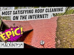 Most Epic And Satisfying Roof Cleaning On The Internet!