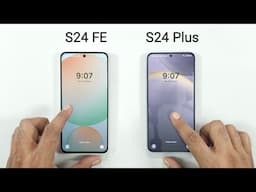 Samsung S24 FE vs Samsung S24 Plus - SPEED TEST