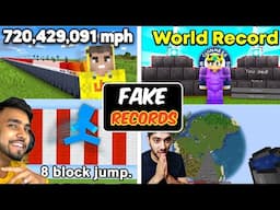 Fake world records in Indian Minecraft community