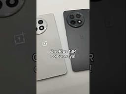 OnePlus 13R colourways! Astral Trail (White) and Nebula Noir (Black)