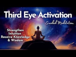 Unlock your SUPERPOWERS! 🌟Third Eye Intuition 🌟 Guided Meditation