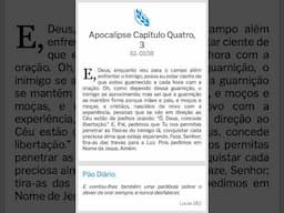 Pão Diário: Apocalipse Capítulo Quatro, 3 - WMB