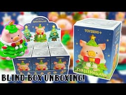 Let's Open the LULU THE PIGGY CHRISTMAS LAND Blind Box Series! HOLIDAY THEMED BLIND BOX UNBOXING!