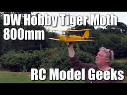 Honest DW Hobby Tiger Moth RC Plane Review | Build & Flight Test by Captain Rob  RC Model Geeks