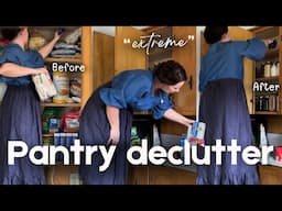 Decluttering My Kitchen Pantry | Pantry Organization & Mason Jar Storage