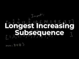 Longest Increasing Subsequence | Data Structures & Algorithms