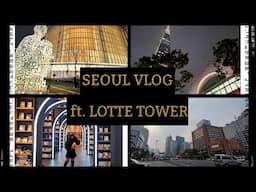 Seoul Vlog ft.Lotte Seoul Sky Tower | Date Vlog| Indian Korean Couple | Hubbyland