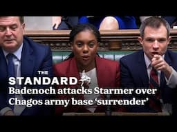 Starmer defends Chagos Islands deal after Badenoch brands it 'immoral surrender'