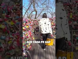 Me finding Love at Namsan Tower in Korea 🇰🇷 #shorts