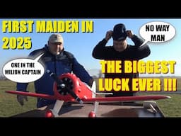 FIRST MAIDEN FLIGHT IN 2025 & THE BIGGEST LUCK EVER!!!!!!! OH YEAH