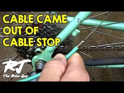 How To Fix Shift Cable Slipped Out Of Cable Stop