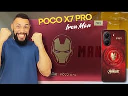 CHEGOU O POCO X7 PRO EDIÇÃO IRON MAN NO BRASIL.