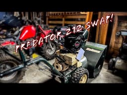 CHEAP Predator 212 Engine Swap on a 40 YEAR OLD Bolens! (Part 1)