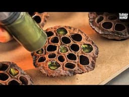 Can You REALLY Turn a Dried Lotus on a Lathe? Watch This!