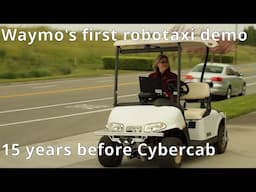 Meet Caddy, Waymo's first demo robotaxi, 15 years ago