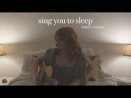 singing you to sleep (taylor's version)