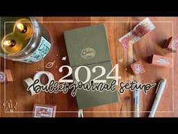 2024 Bullet Journal Setup 🍃 Plan with Me | Travel Notebook