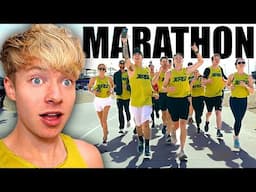 I Ran a Marathon with 26 Youtubers