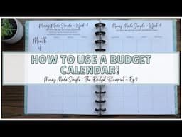 CALENDAR BUDGET METHOD | HOW TO USE A CALENDAR TO HELP YOU BUDGET | HOW TO BUDGET | BUDGET 101