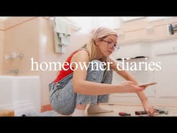 homeowner diaries: domestic labor, my TTPD thoughts, decorating, yardwork + home updates