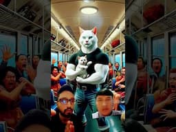 Father cat and son got attacked by zombies #catfamily #poorcat #catoftik #poorcat #ai #shorts