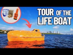 WHAT'S INSIDE A LIFEBOAT? | LIFEBOAT TOUR | ABANDON SHIP