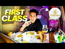 Experiencing Emirates FIRST CLASS from Amsterdam to DUBAI ✈️