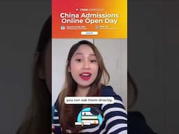 Chinese Universities Online Open Day – January 15-16, 2025 #StudyInChina #OpenDay