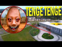 Drone Catches CURSED TENGE TENGE KID IN REAL LIFE!! *TENGE TENGE SONG*