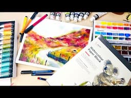 Mixed Media Art Haul - New Etchr Watercolour Pad & finding the best art supplies?!