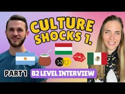 [B2 - UPPER-INTERMEDIATE - w/Subs] 🇦🇷🇭🇺 Top 3 culture shocks in Argentina as a Hungarian