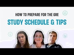 How 3 GRE Students Prepared for the GRE 📅 | Study Schedules & Tips