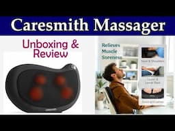 Caresmith Revive Cushion Back Massager | Shiatsu Massage with Heat | Unboxing & Review