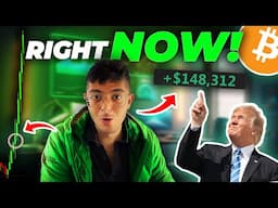 BITCOIN: IT'S HAPPENING RIGHT NOW!!!! + TRUMP OFFICIAL ANALYSIS