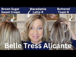 Alicante in Macadamia Latte-R | Comparing NEW Belle Tress Colors