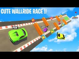 Cute Wallride Race | GTA 5 Funny Moments தமிழ் - Black FOX