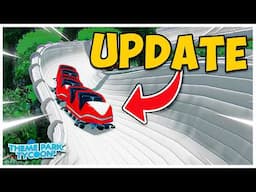 Theme Park Tycoon 2 BOBSLED COASTER UPDATE! New Bushes, Rides AND MORE!