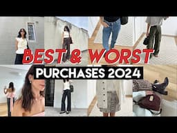 My BEST & WORST Purchases of 2024 / Shopping Wins vs Shopping Mistakes (ft. H&M, Tibi, Sezane)