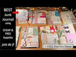 BEST Junk Journal Using CHEAP and FREE Supplies