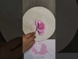 DIY sculpture painting #floraltexture Sculpture art techniques Textured painting #shorts #viralvideo